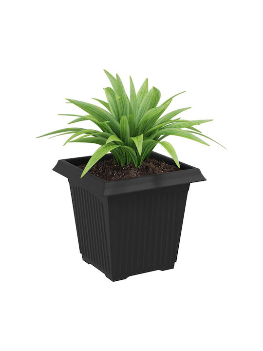vidaXL Set 24 Kunststoff Pflanzgefäße Schwarz 16x14cm