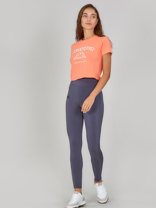 Lucia Γυναικείο Crop T-shirt Πορτοκαλι