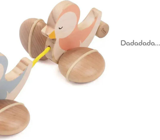 Classic World Pull Along Ducklings Wooden Toy for 12+ Months
