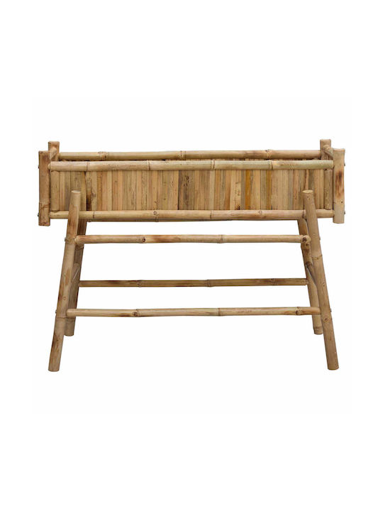 vidaXL Planter Box Bambus Verde 100x38x74 cm
