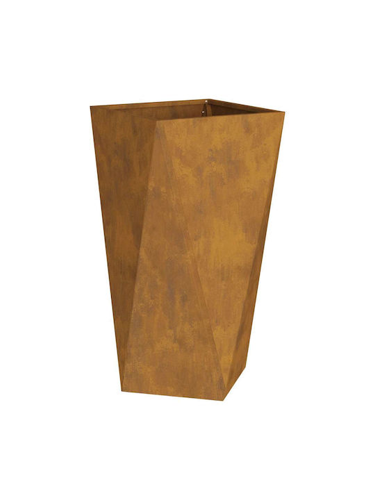 vidaXL Ghiveci Metal Sk Rusty 40x40x75cm.