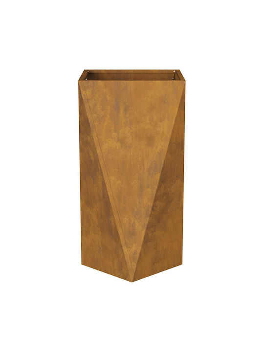 vidaXL Ghiveci Metal Sk Rusty 40x40x75cm.