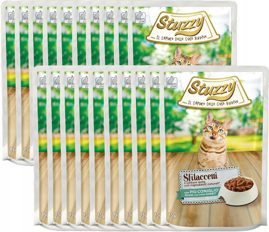 Stuzzy Stuzzy Nasses Katzenfutter in Beutel mit Kaninchen 85g
