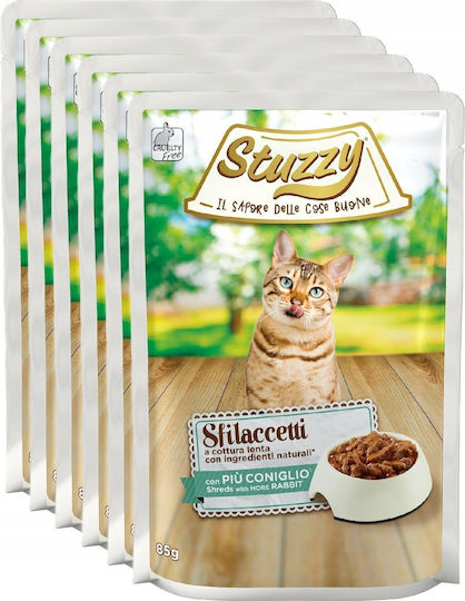 Stuzzy Stuzzy Nasses Katzenfutter in Beutel mit Kaninchen 85g
