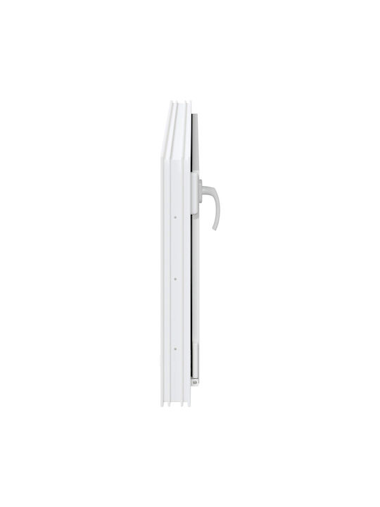 vidaXL Aufklappbares PVC-Fenster P100xH50cm