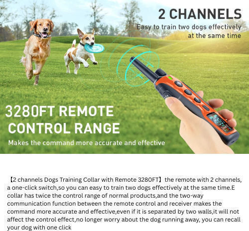 SPV Electric Dog Training Collar with 1000m Range