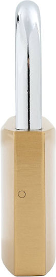vidaXL Brass Padlock Lengthened with Key 106mm