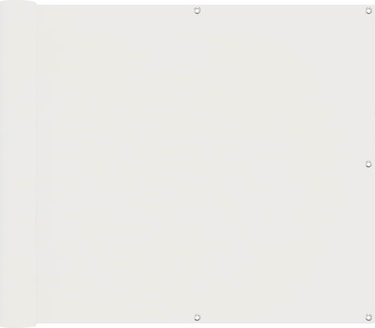 vidaXL Rectangular White Shade Divider 1x5m