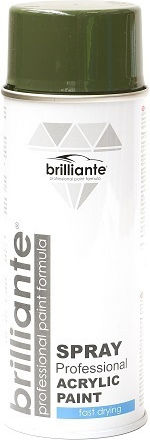 Brilliante Spray Vopsea Temperatură Înaltă Verde RAL 6003 400ml