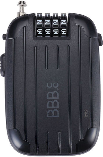 Bbb Cycling Minicase Xl Black Bike Lock