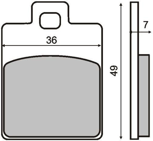 Motorcycle Brake Pads Piaggio Liberty Zip RST 50cc 225 100 300
