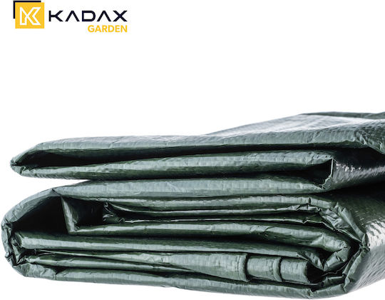 Kadax Pânză Impermeabilă Rotundă 90gr/m² cu Diametru 8m Tip Ușor Verde