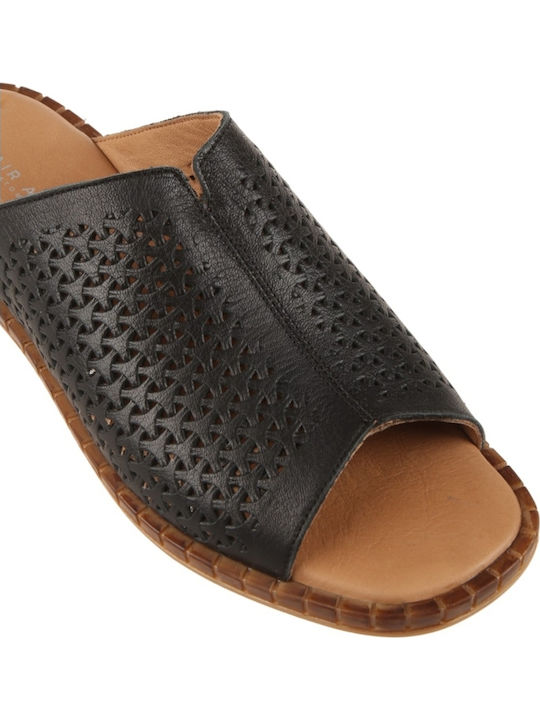 Sandale Casual Damă Din Piele Negre