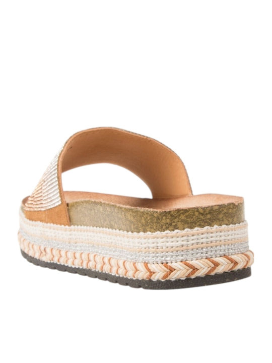 Women's Flat Sandals Gold