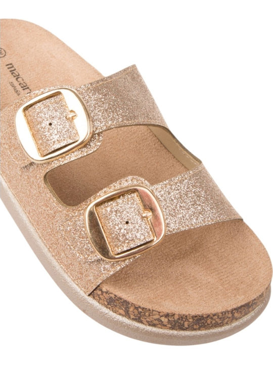 Women's Flat Sandals Rose Gold