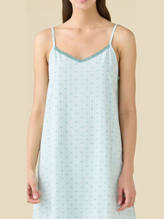Noidinotte Summer Cotton Women's Nightgown Mint