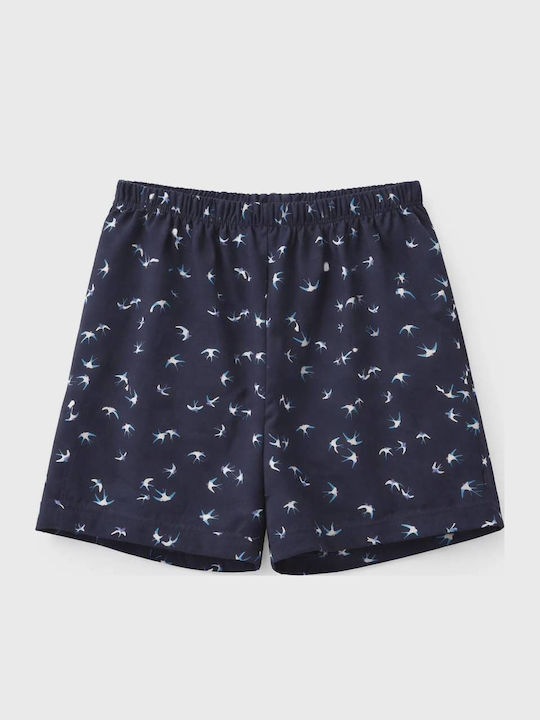 Galaxy Summer Women's Pyjama Shorts Blue