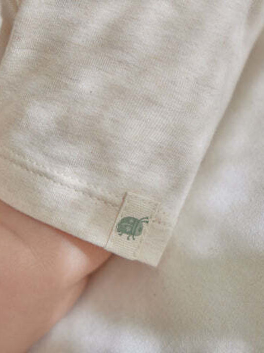 Kids Short-Sleeved Blouse Cream