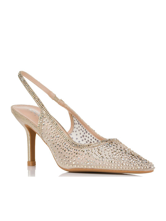 Spitze Zehe Gold Pumps