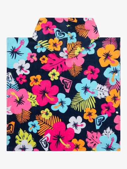 Roxy Kids' Tw Stay Magical Printed Beach Towel Mood Indigo Morning Flowers Erlaa03064-bsp6