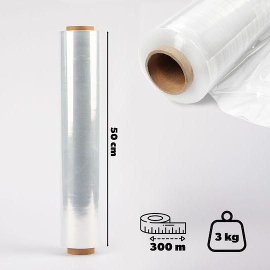 Stretch Film Xl Strecz 2.5kg Transparent Strong Opaque Clear Roll 4x