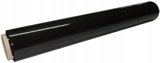 Film Elastic XL Stretch Negru Negru 2.5kg Puternic Opac Rola Cantitate Mare Film