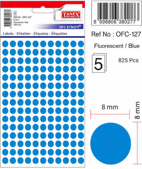 Tanex 750 Selbstklebende Etikettenrollen