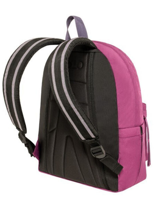 Polo Original Scarf School Backpack Junior High-High School With Water Bottle Holder Purple 20 Litre 30 x 21 x 42cm 2026