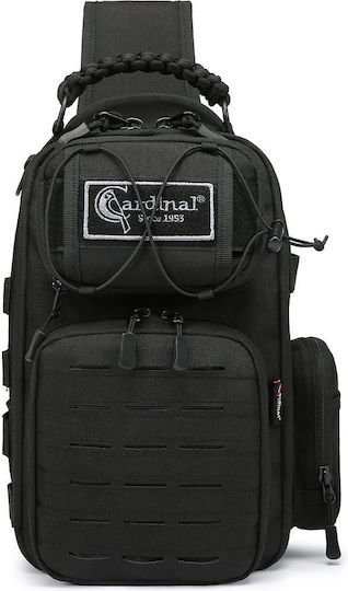 Cardinal Militärrucksack Brustkorb aus Polyester Schwarz 14lt