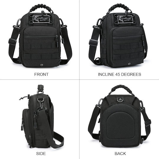Cardinal Military Chest Bag from Polyester Black 7.6L