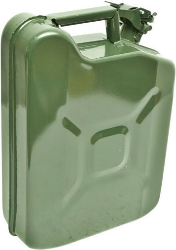 Metal Fuel Canister 10l Capacity Green Color
