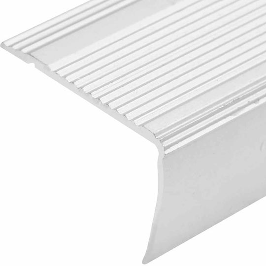 Profile Steps Shape G 5 Pcs Silver 100 Cm Aluminium Silver 146754