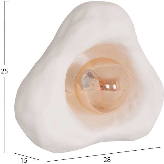 Klikareto Wall Lamp White 44x15x42cm