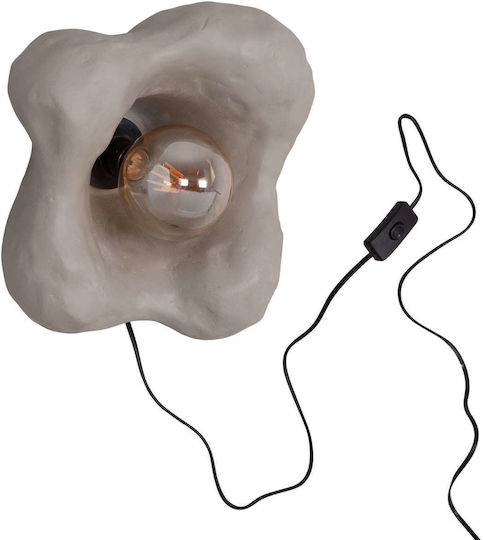 Klikareto Wall Lamp with E27 Socket Gray 44x15x42cm