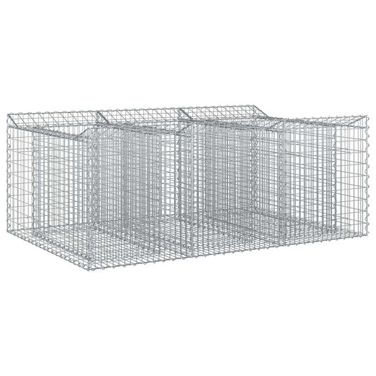 vidaXL Σύρμα για Περίφραξη Κήπου από Χάλυβα 150x100x60εκ. Ασημί
