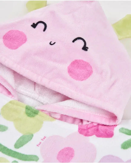 Poncho Towel Flowers Tuc Tucc