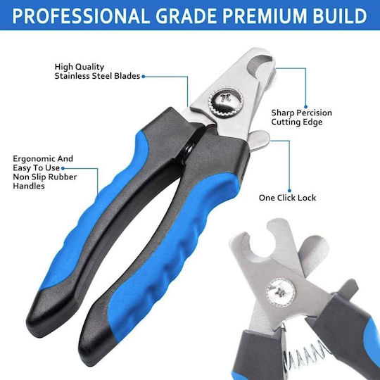 Pet Nail Scissors Blue Colors