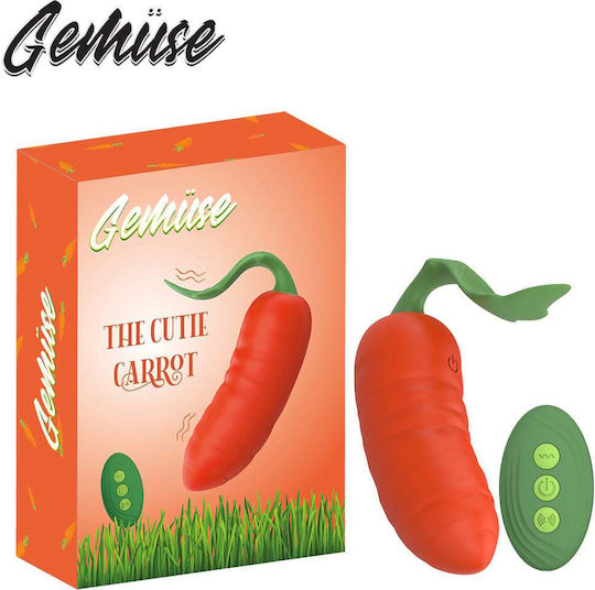 Gemüse Mini Vibrator Cu Control De La Distanță Portocaliu