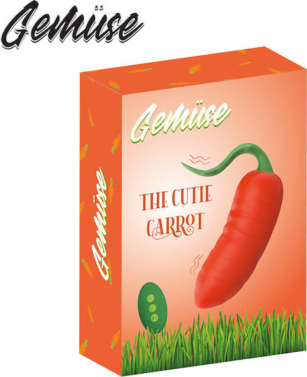 Gemüse Mini Vibrator Cu Control De La Distanță Portocaliu