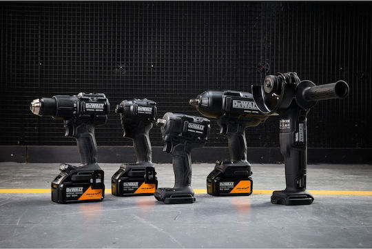 DEWALT McLaren Battery Powered Tool Sets Angle Wheel Drill Driver Impact Screwdriver Hammer And Multitool Brushless 18V With 3 Batteries 5Ah And Case