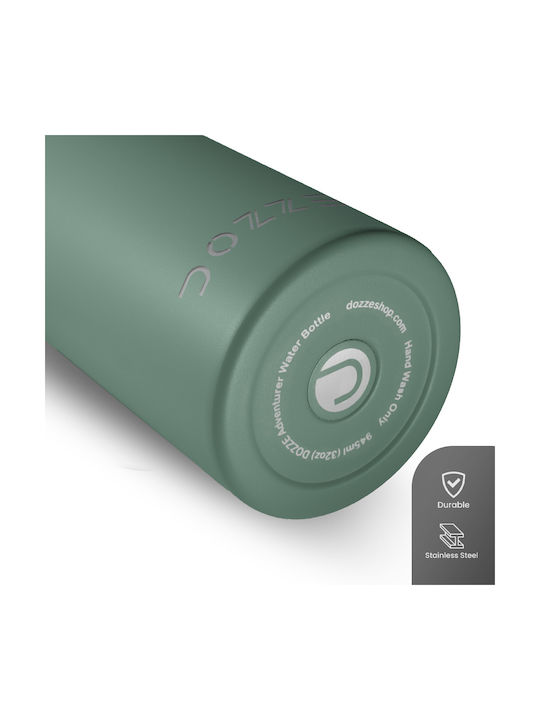 Dozze Sport Water Bottle Stainless Steel 945ml Green