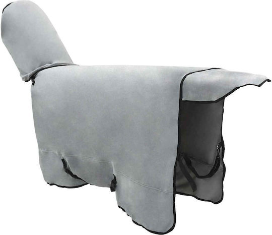 Vidaxl Horse Saddle Light Grey Pink Polyester