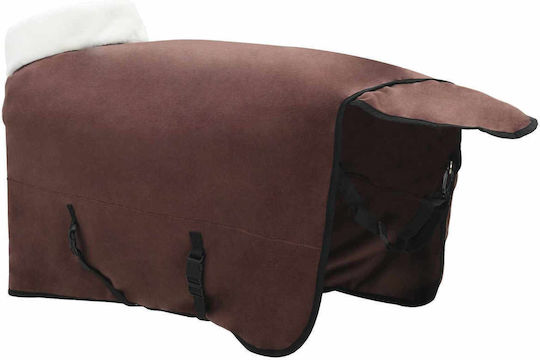 Horse Saddle Full Dark Brown 145 Cm Polar Fleece Brown 42013344