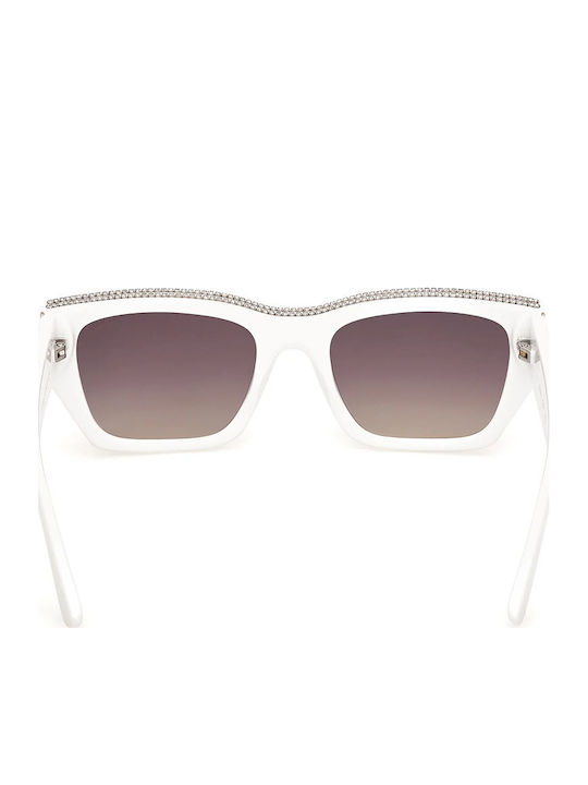Guess Ochelari De Soare Pentru Femei Cu Culoare Full Face Albă Și Culoare Gri Degrade GU00293 21B