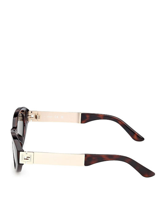 Guess Ochelari De Soare Pentru Femei Cu Ramă Metalică Burgundy Și Lentile Burgundy Degrade