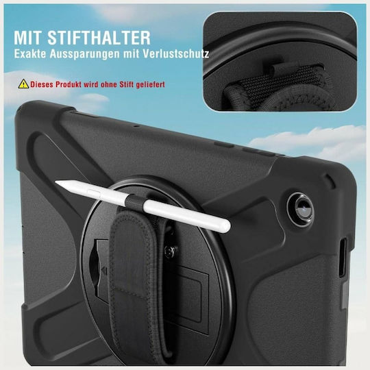 4Smarts Flip Cover Ανθεκτική Μαύρη (Samsung Galaxy Tab A11)