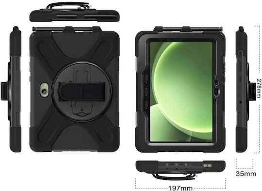 4Smarts Flip Cover Ανθεκτική Μαύρη (Samsung Galaxy Tab Active Pro / Active4 Pro / Active5 Pro)