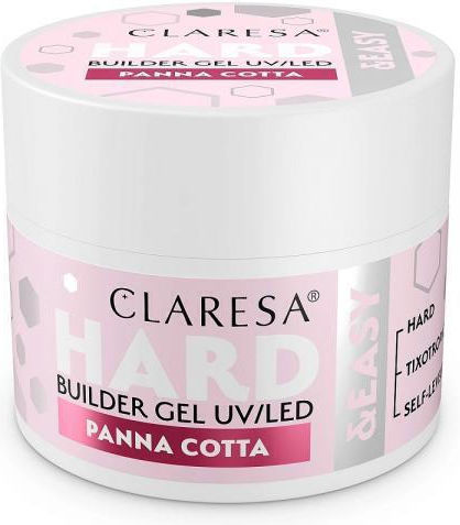 Claresa Hard&easy Builder Gel Νυχιών Panna Cotta 12gr