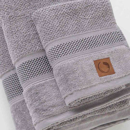 Borea Facecloth Lava 50x90cm Grey Weight 550gr/m²