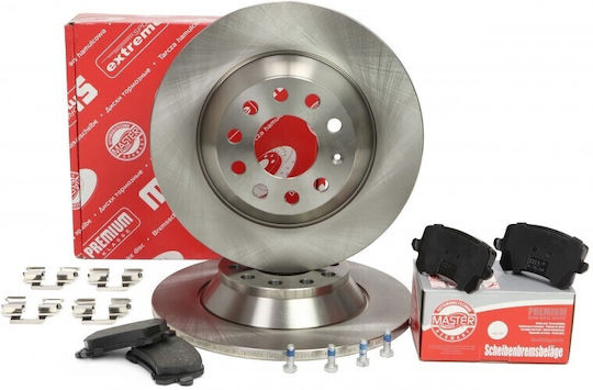 Set Plăcuțe De Frână Și Discuri De Frână Auto Partea Din Spate Audi A6 A6 Avant 4f0 615 601 E